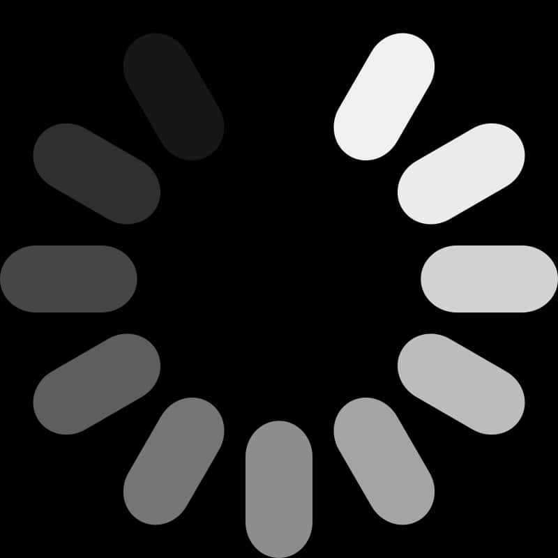 Circular Loading Animation Black Background