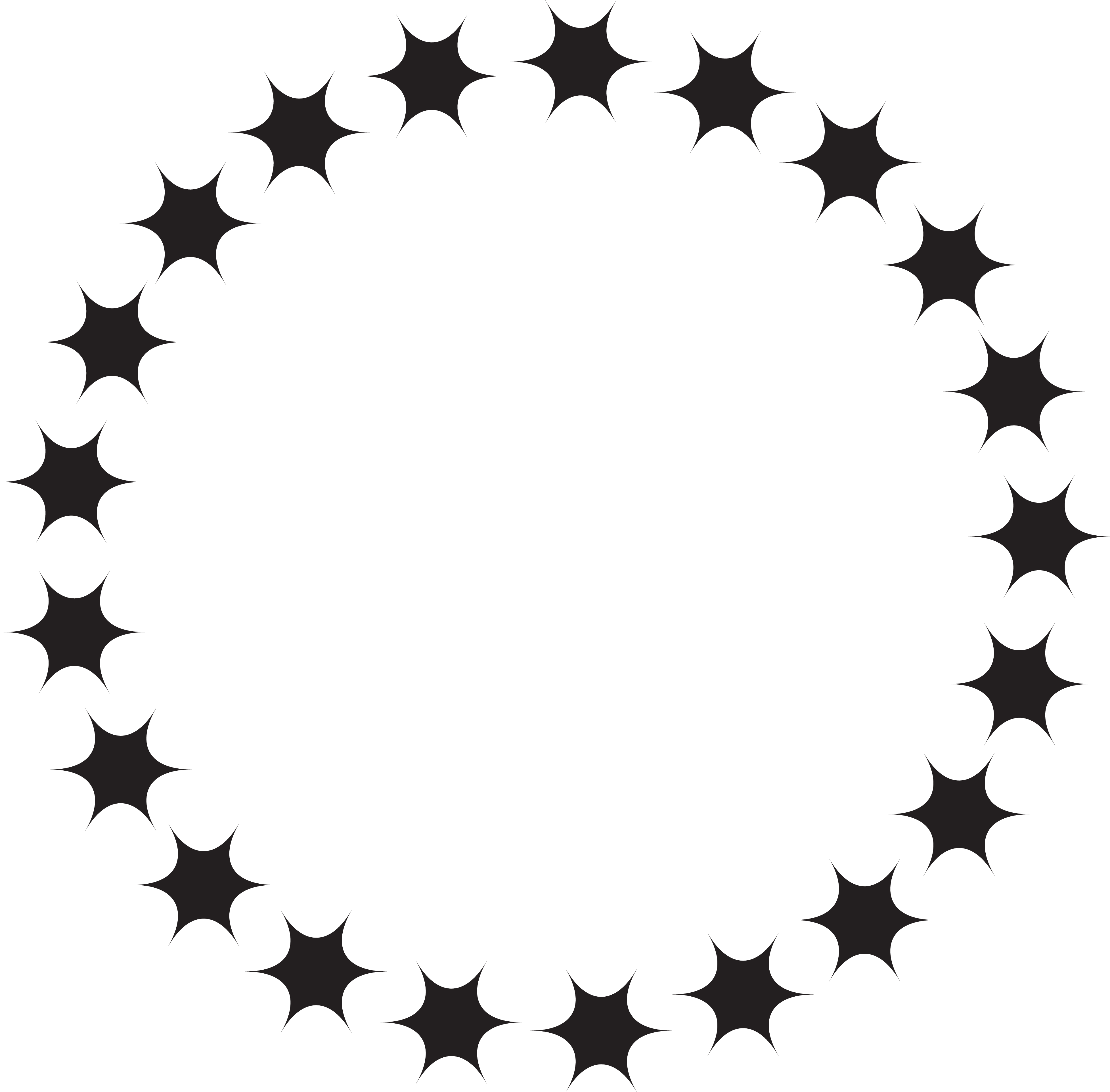 Circular Patternof Stars