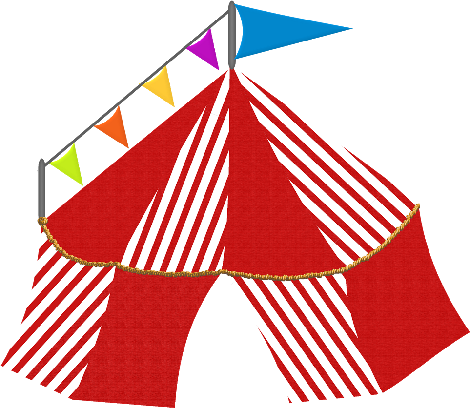 Circus Tent Colorful Bunting