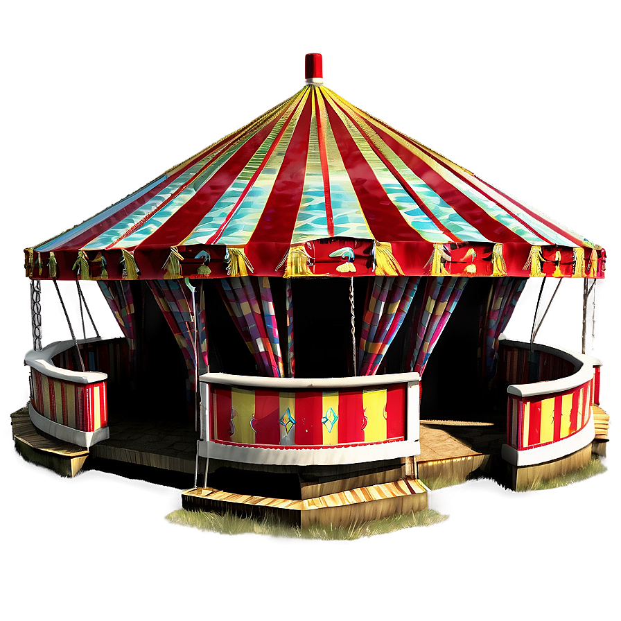 Circus Tent In Sunset Png 06132024