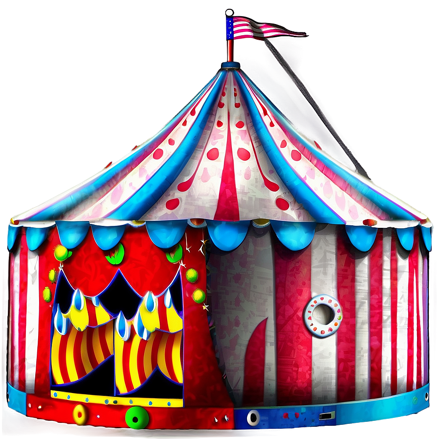 Circus Tent With Performers Png 06132024