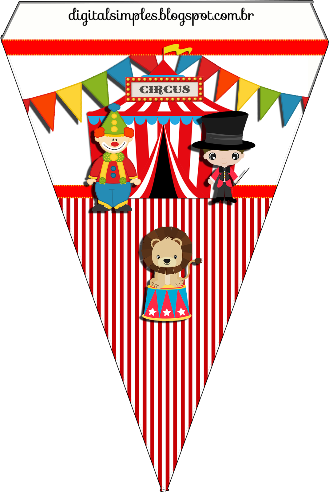 Circus Theme Party Banner
