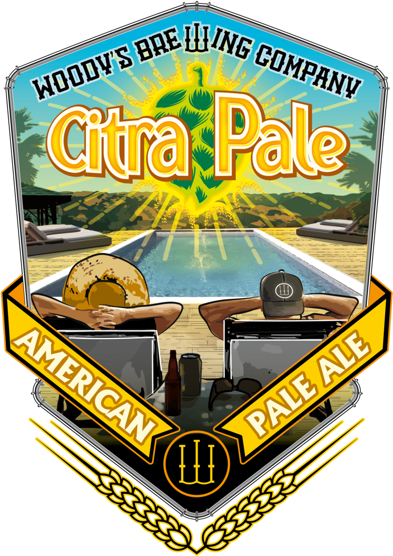 Citra Pale Ale Beer Label