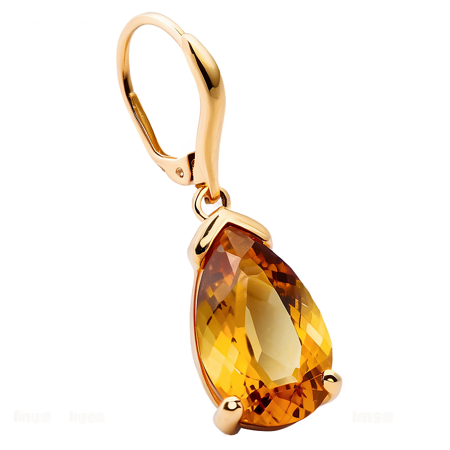 Citrine Earring Gem Png 91