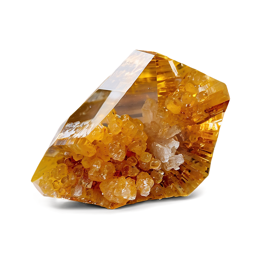 Citrine Mineral Specimen Png 8