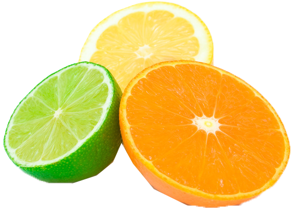 Citrus Fruit Slices Transparent Background