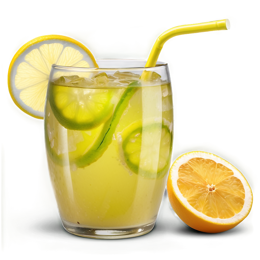 Citrus Lemonade Soft Drink Png 96