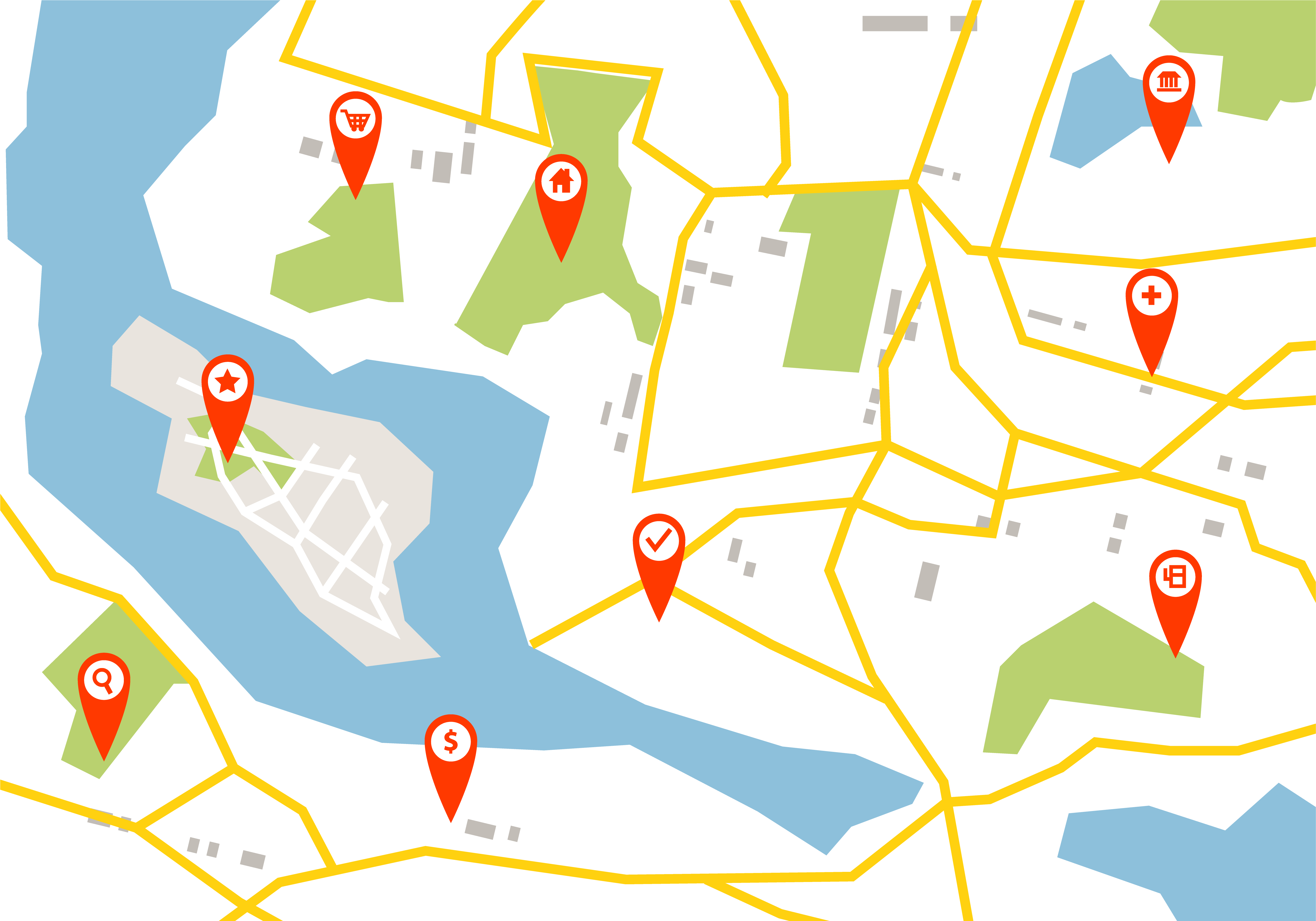 City Map Pointsof Interest