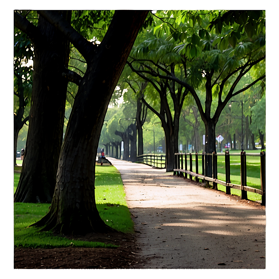 City Park Jogging Path Png Ruu