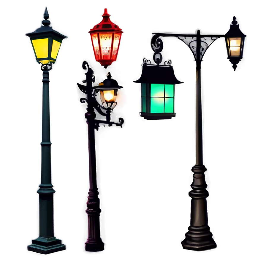 City Street Lights Png Vhr