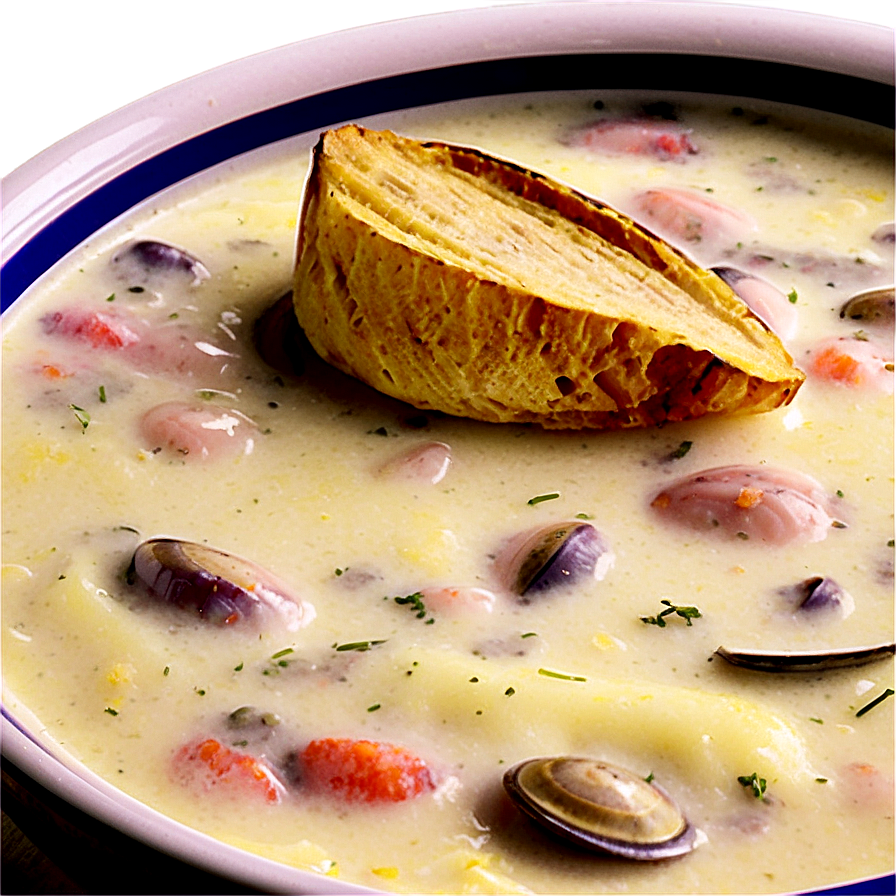 Clam Chowder New England Png 05242024