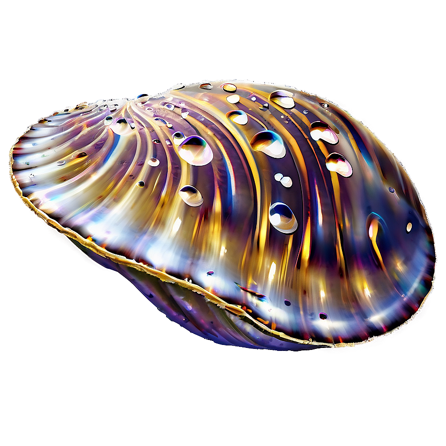 Clam With Bubbles Png Riq