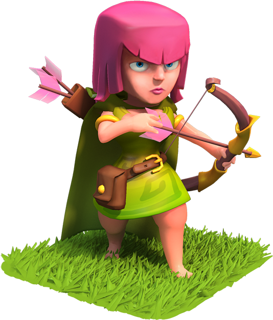 Clashof Clans Archer Character