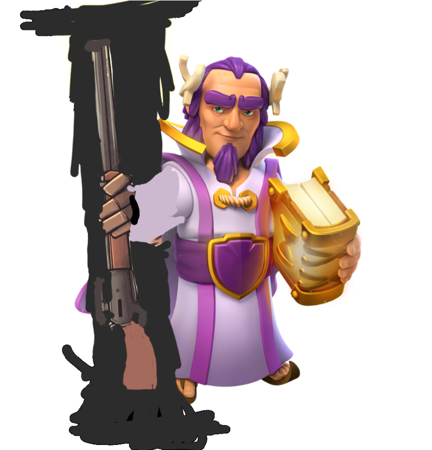 Clashof Clans Purple Wizard