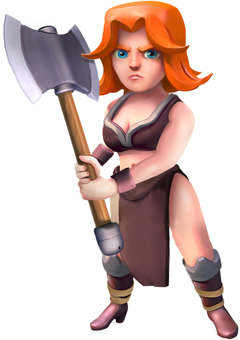 Clashof Clans Valkyrie Character