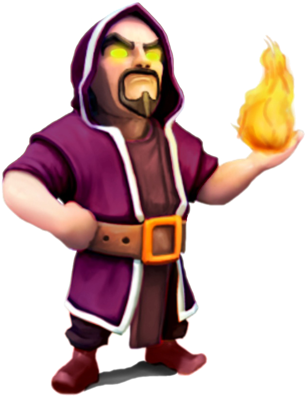 Clashof Clans Wizard Character