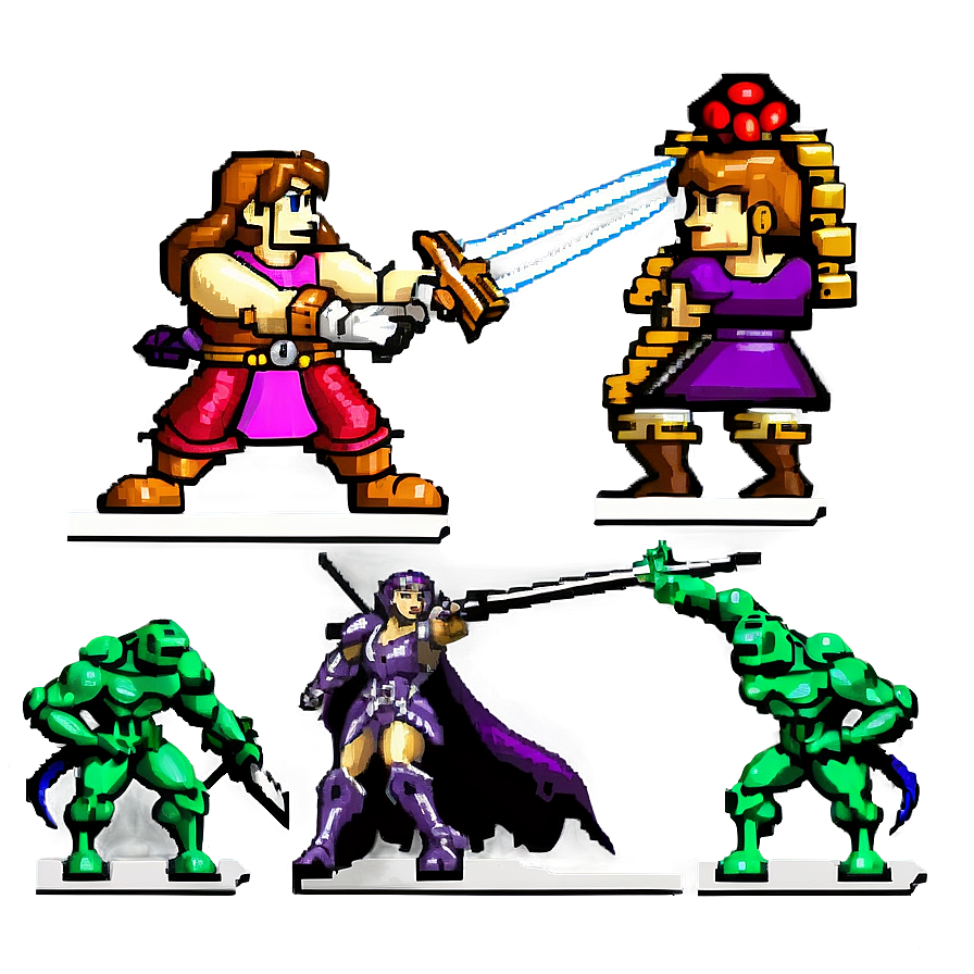 Classic 16 Bit Battle Scenes Png 86