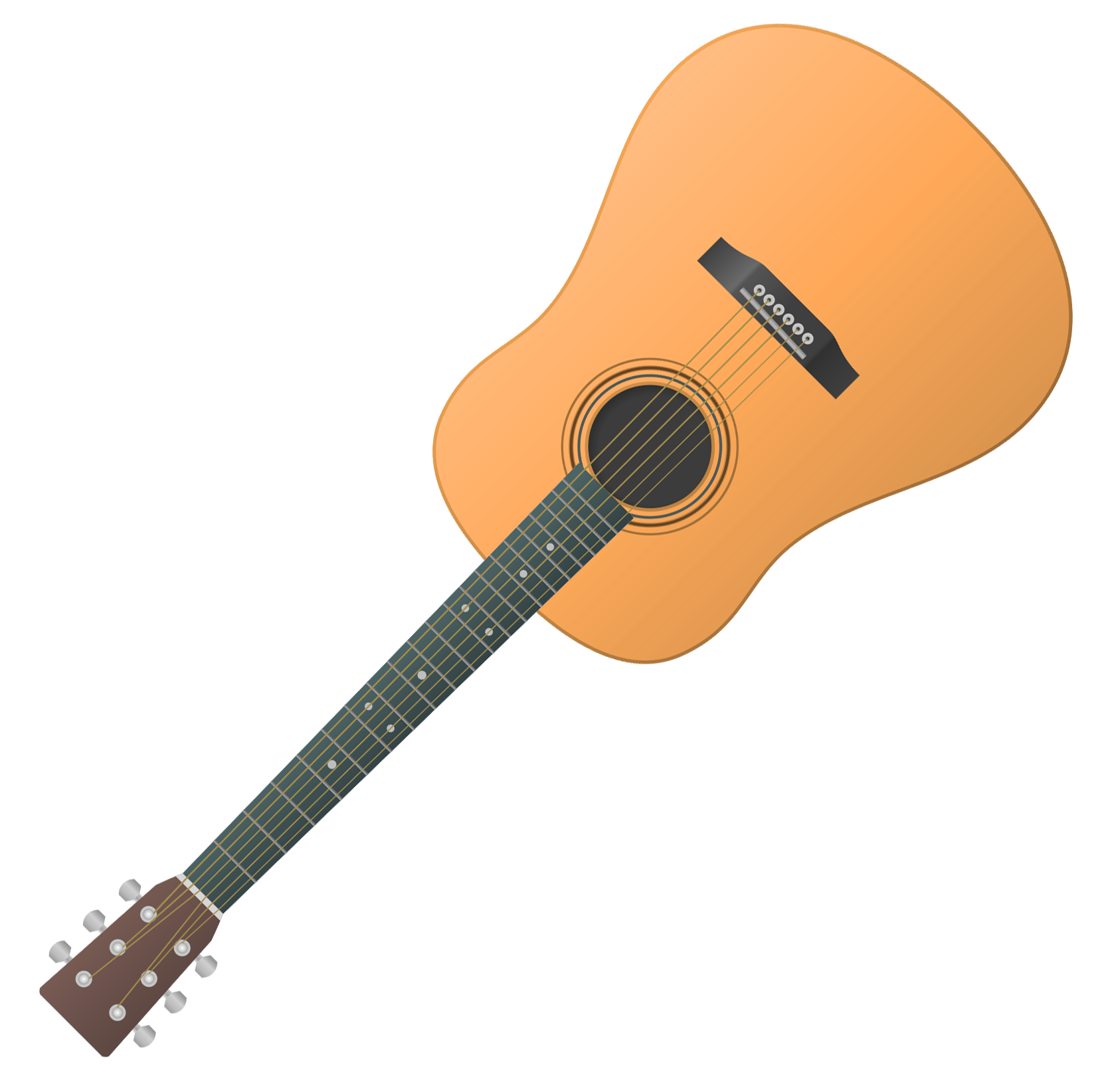 Classic Acoustic Guitar Illustration