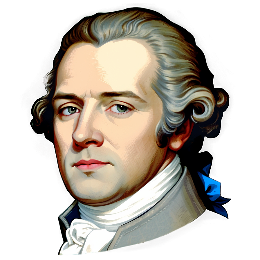 Classic Alexander Hamilton Painting Png 52