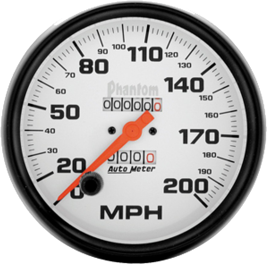 Classic Analog Speedometer