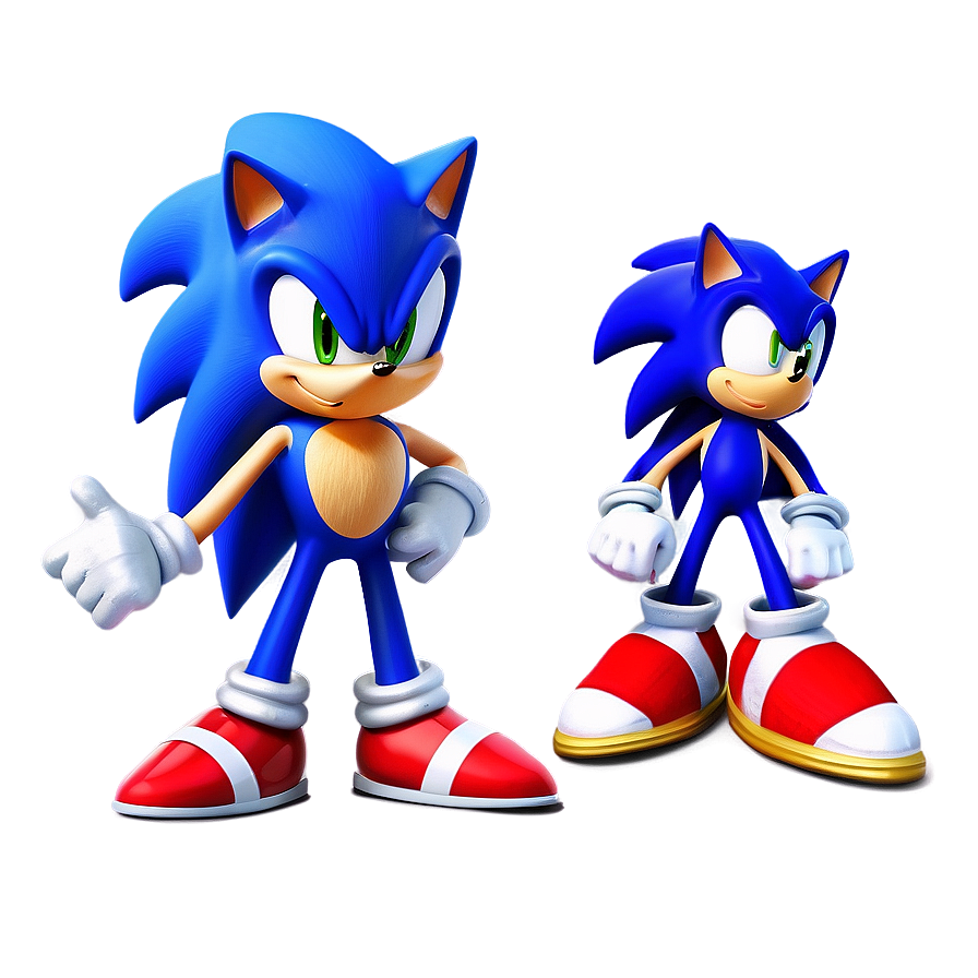 Classic And Modern Sonic Characters Png Ffs74