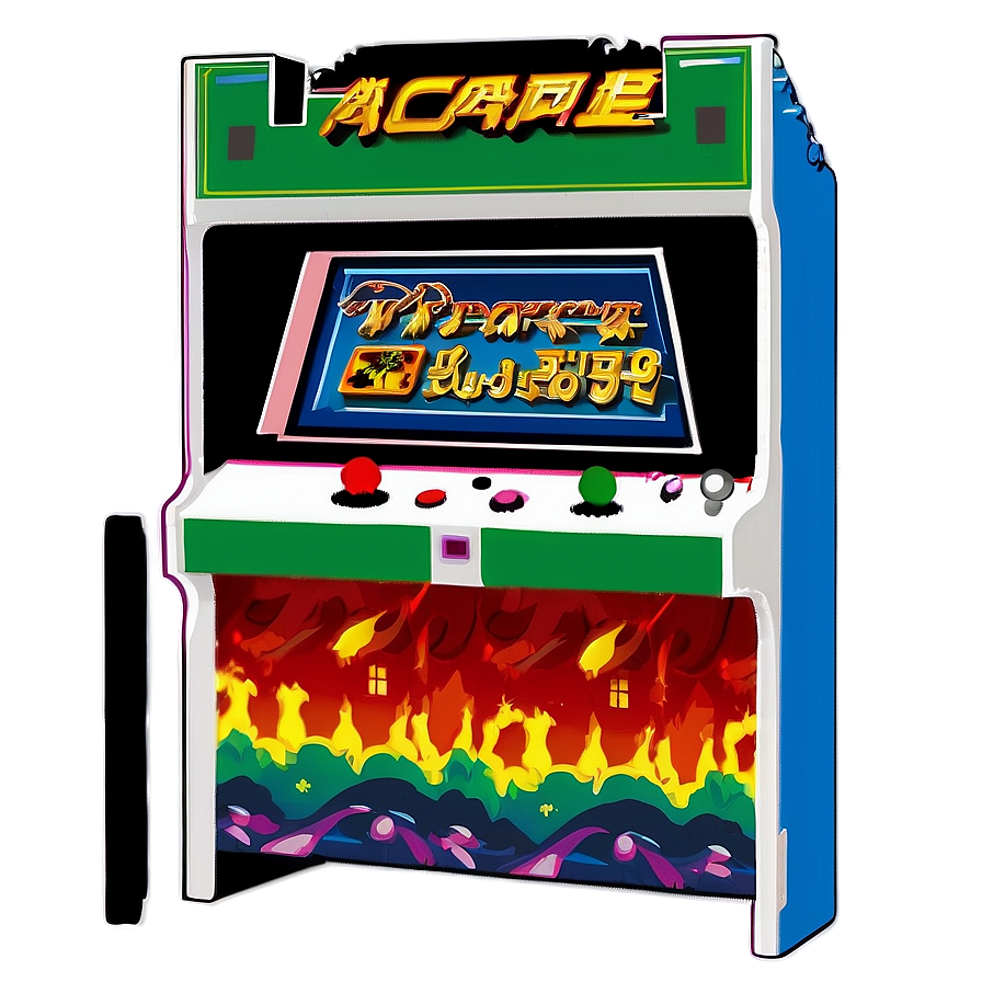 Classic Arcade Game Logos Png Ytd