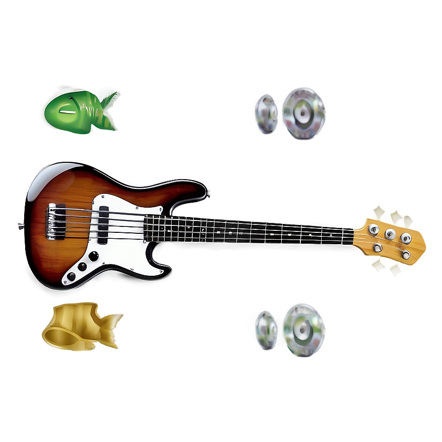 Classic Bass Guitar Png Ftr4