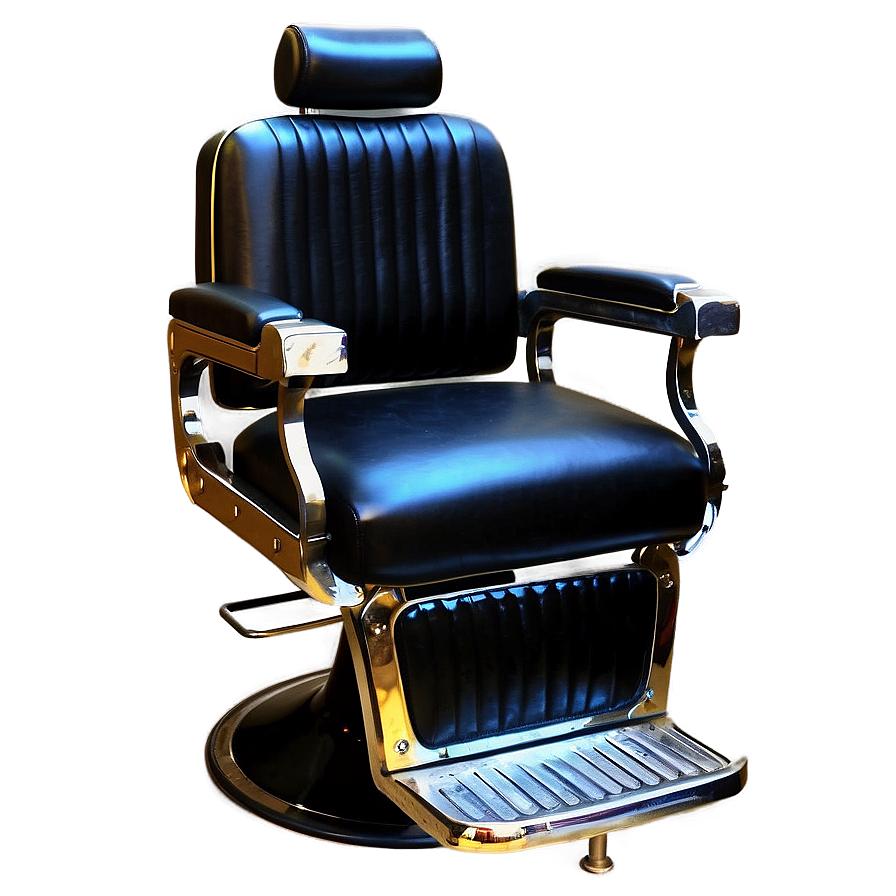 Classic Black Barber Chair Png Wcp9