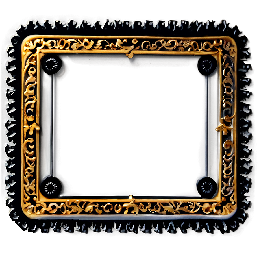 Classic Black Border Png Pcq97