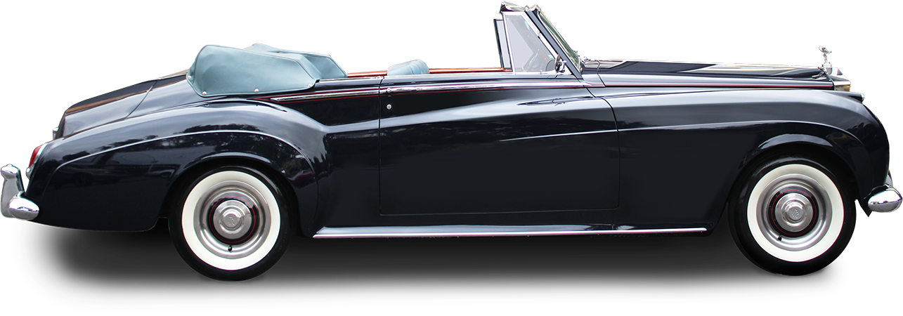 Classic Black Convertible Car H D