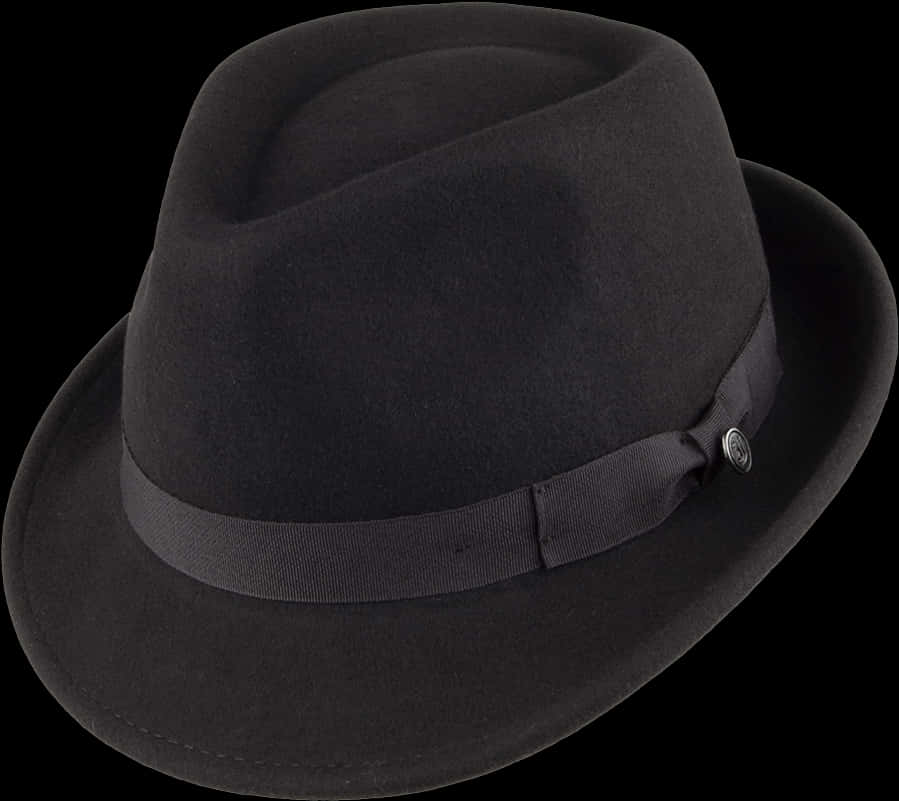 Classic Black Fedora Hat