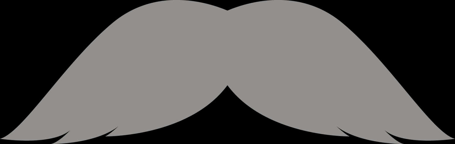 Classic Black Mustache Vector