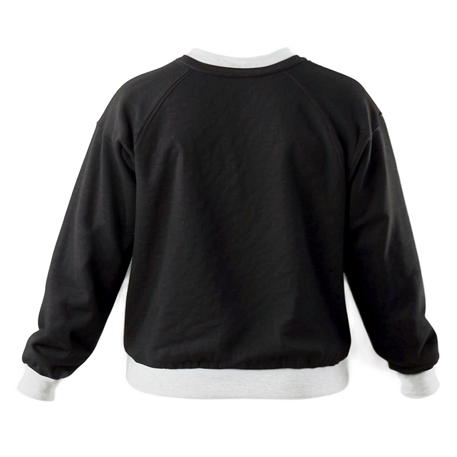 Classic Black Sweatshirt Png 80