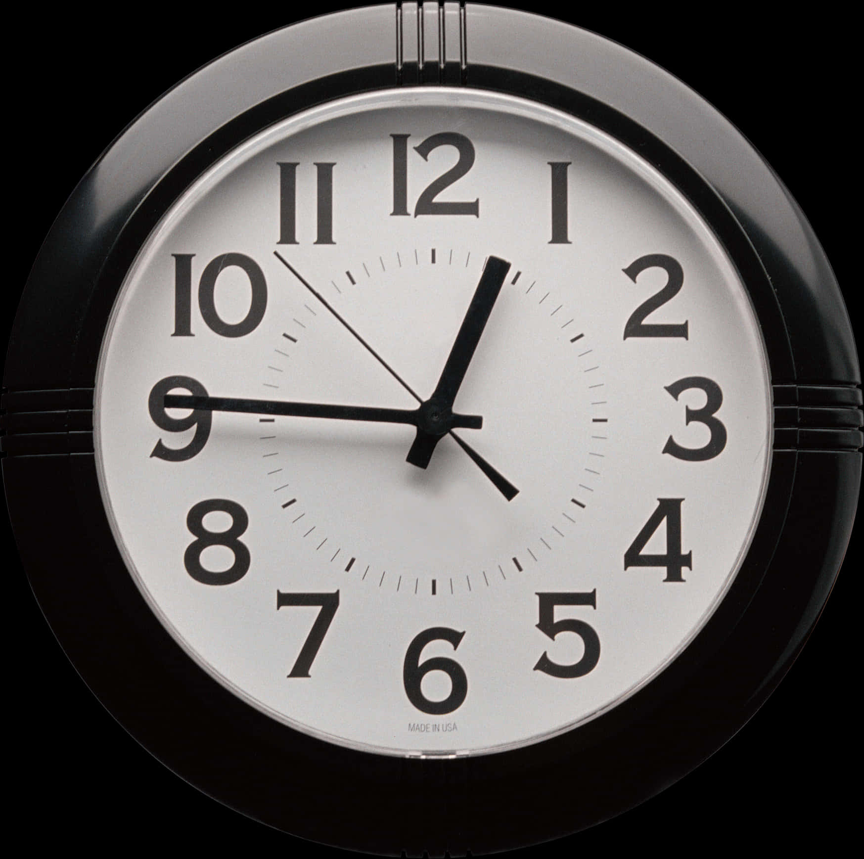 Classic Black Wall Clock