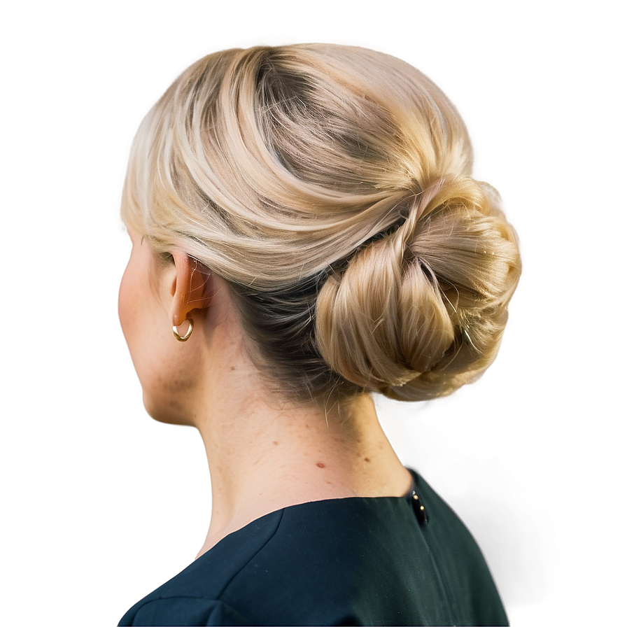 Classic Blonde Updo Png 48