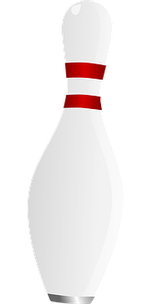 Classic Bowling Pin Graphic