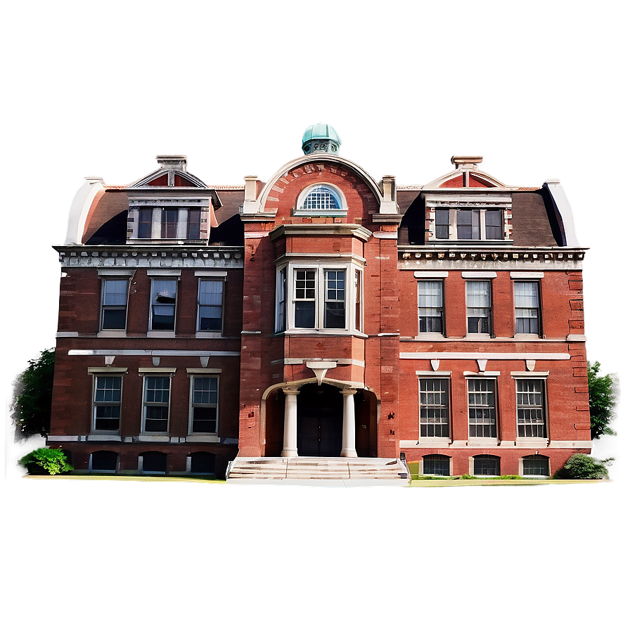 Classic Brown University Building Png Fqn