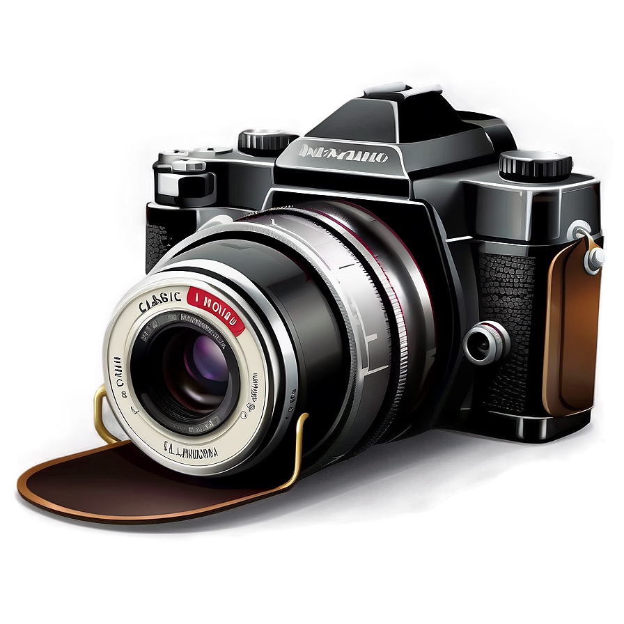 Classic Camera Illustration Png 06212024