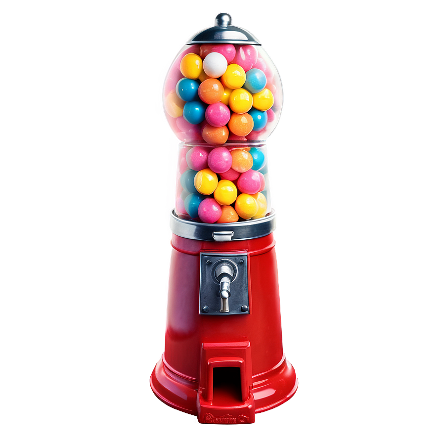 Classic Candy Gumball Machine Png 06292024