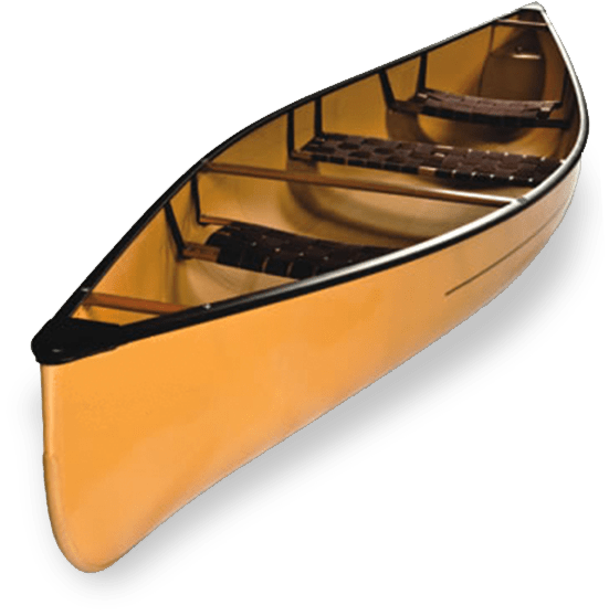 Classic Canoe Isolated