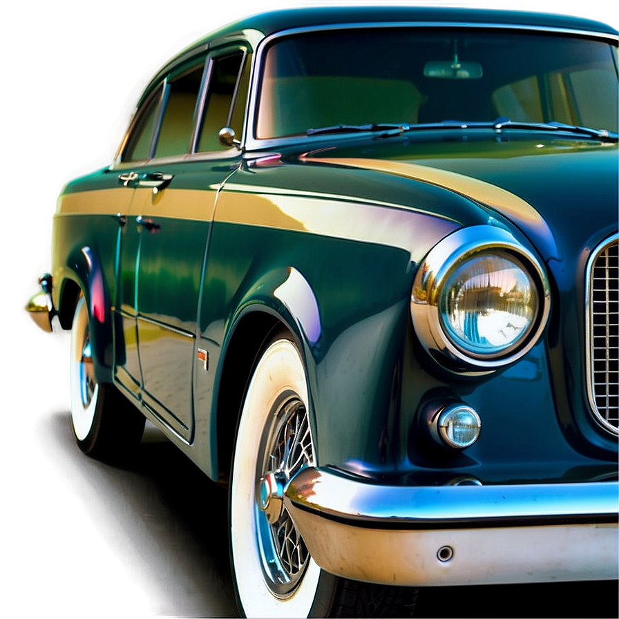 Classic Car Vector Art Png 10