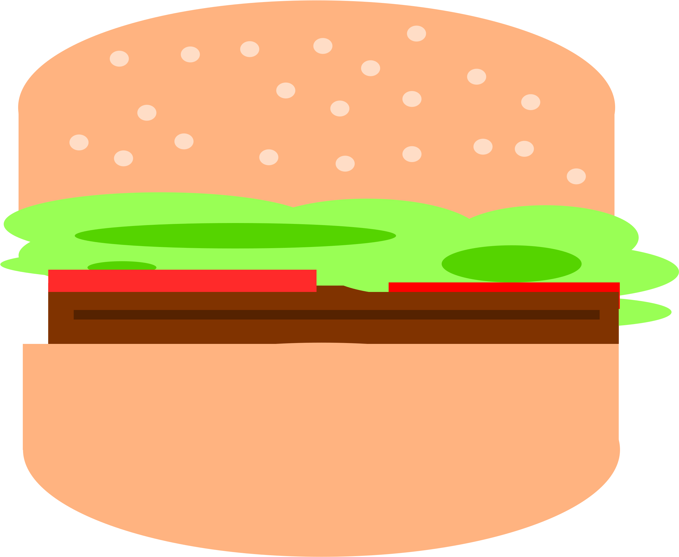 Classic Cartoon Hamburger
