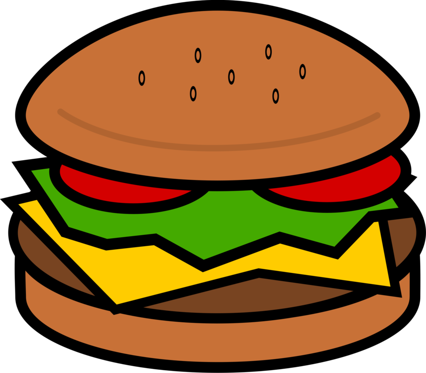 Classic Cartoon Hamburger