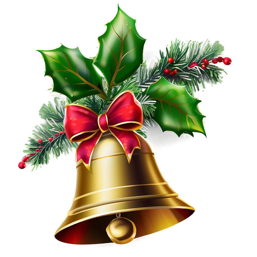 Classic Christmas Bells Png 06122024