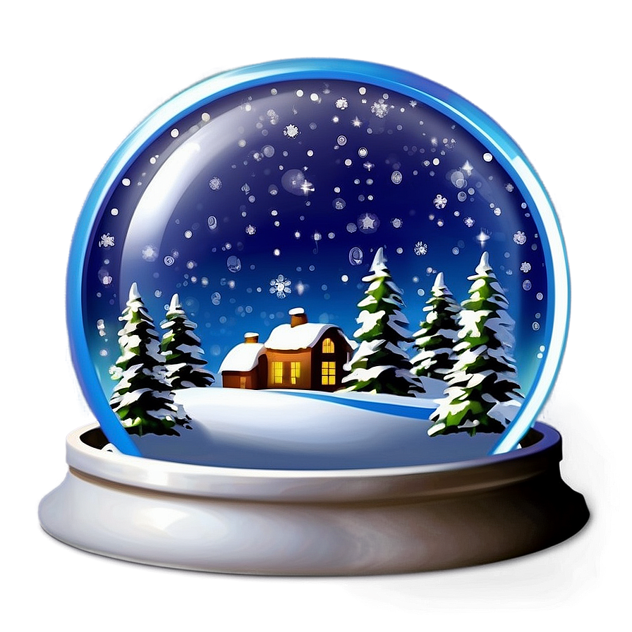 Classic Christmas Snow Globe Png Ehh69