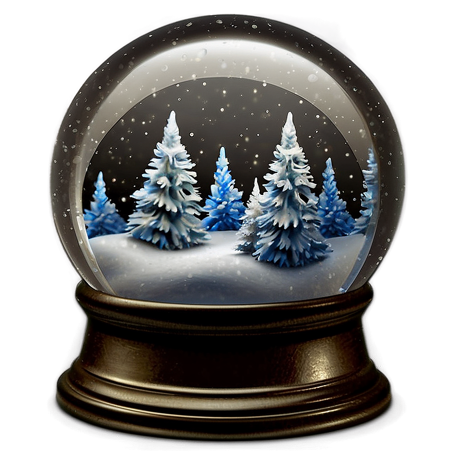 Classic Christmas Snow Globe Png Rhh