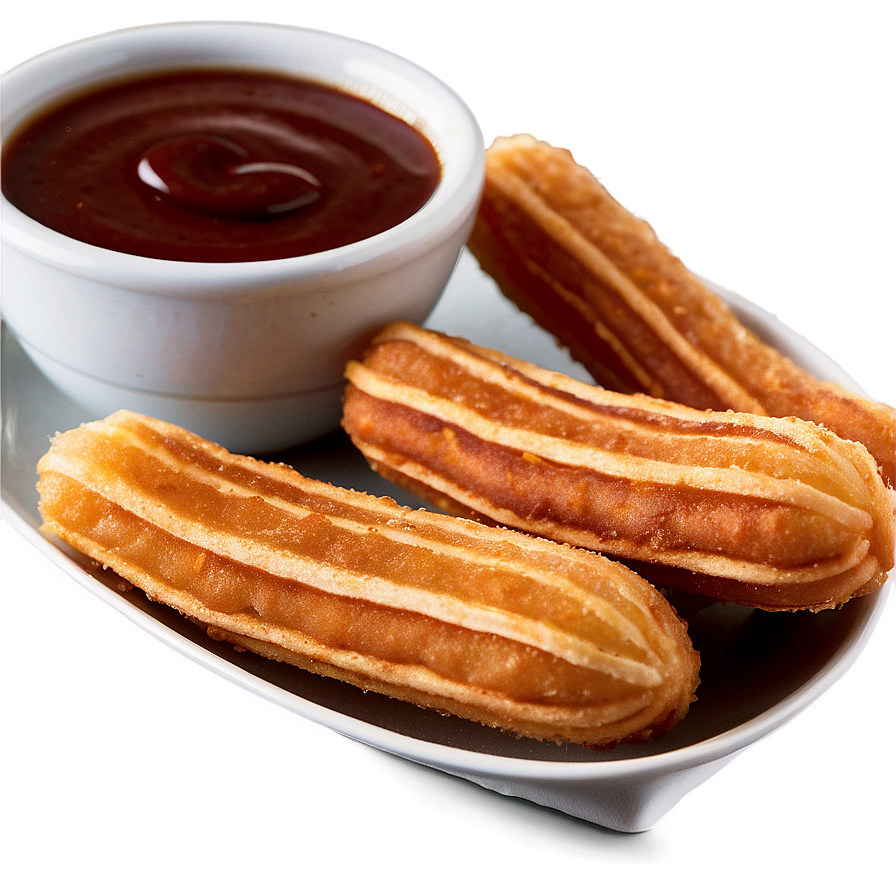 Classic Churros With Sauce Png 06212024