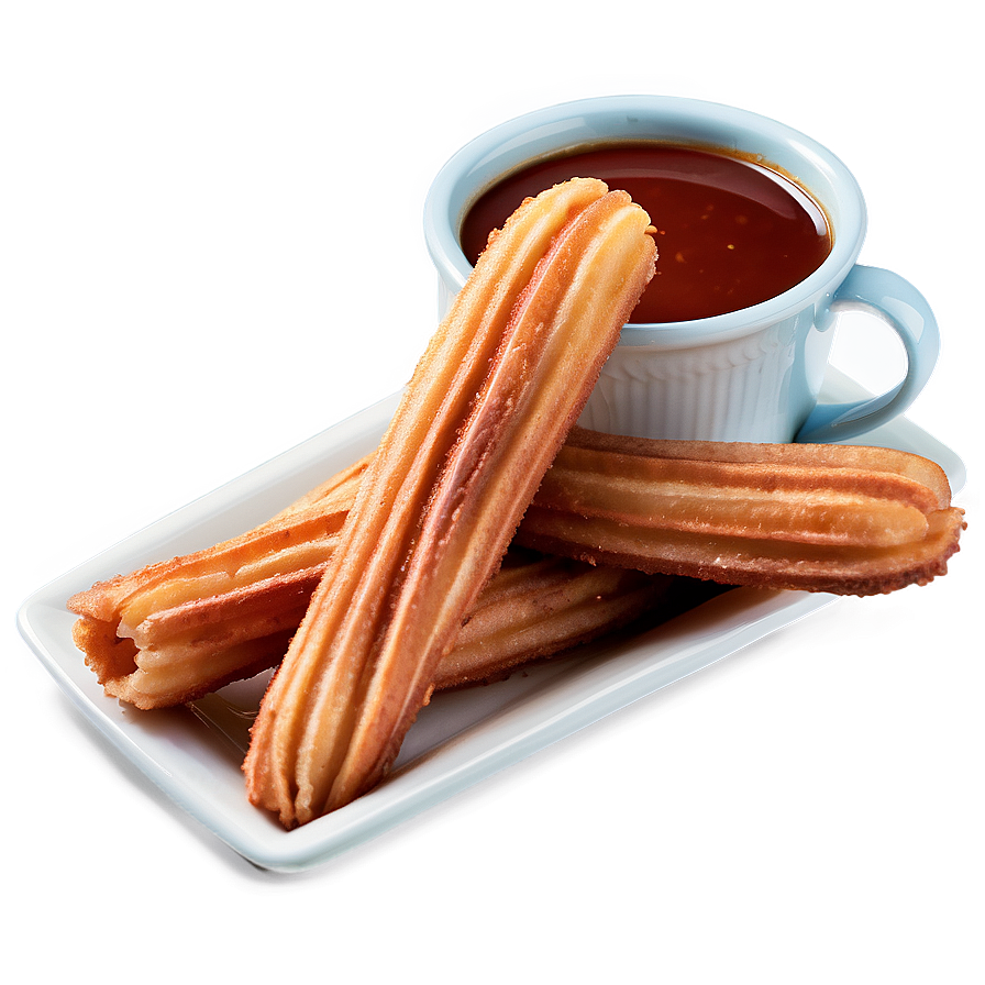 Classic Churros With Sauce Png Oei11