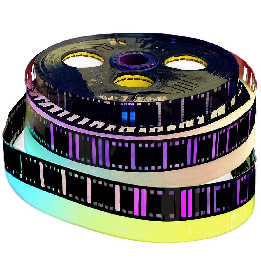 Classic Cinema Film Tape Png Kab53