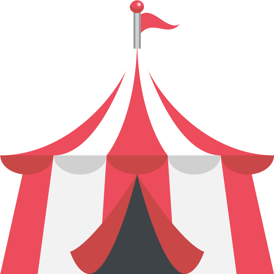 Classic Circus Tent Illustration